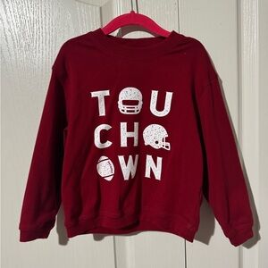 Sweethoney girls‎ gameday Touchdown Sweatshirt - maroon